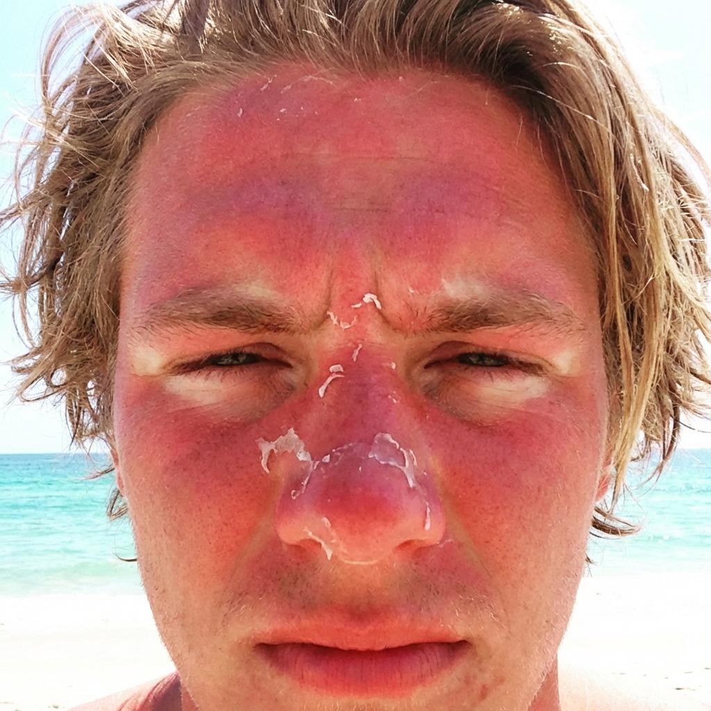 Sunburn prank